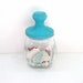 Little Turquoise Jar - Shabby Chic - Unique Kitchen Decor