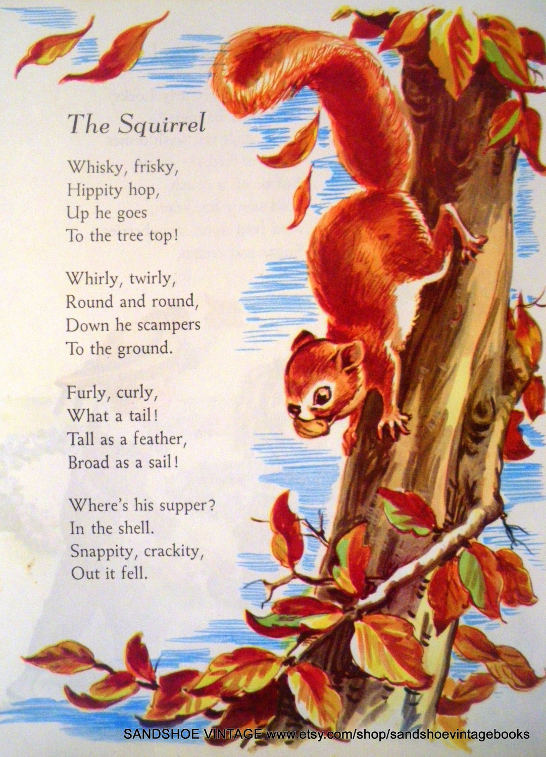 5 Little Squirrels Poem