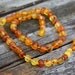 Raw Unpolished Multicolored Baltic Amber Necklace