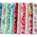 Liberty Fabric Charm Squares 5 inch Tana Lawn Fabric Pieces