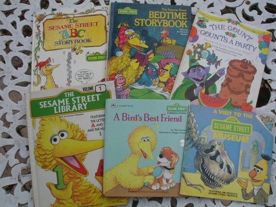 Sesame Street Storybooks Vintage Muppets set of 6 Bedtime