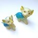 Vintage baby elephant squeeze toy, rubber or soft plastic. Japan