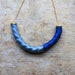 The AYGÜL rope necklace in Indigo and Denim - FALL COLLECTION