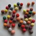 Custom order for Jenny Matlock: 100 pc. of felt fall color balls (1/2 in. size)
