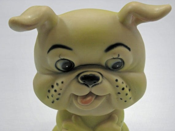 bulldog squeaky toy