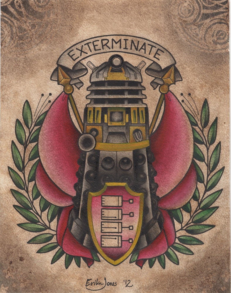 Displaying Images For - Doctor Who Tardis Tattoo Designs