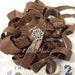 5 or 10 Yards 5/8 Fold Over Elastic - Chocolate Brown Color - Headband- DIY Headband/Hair Tie/Hair Accessories Supplies