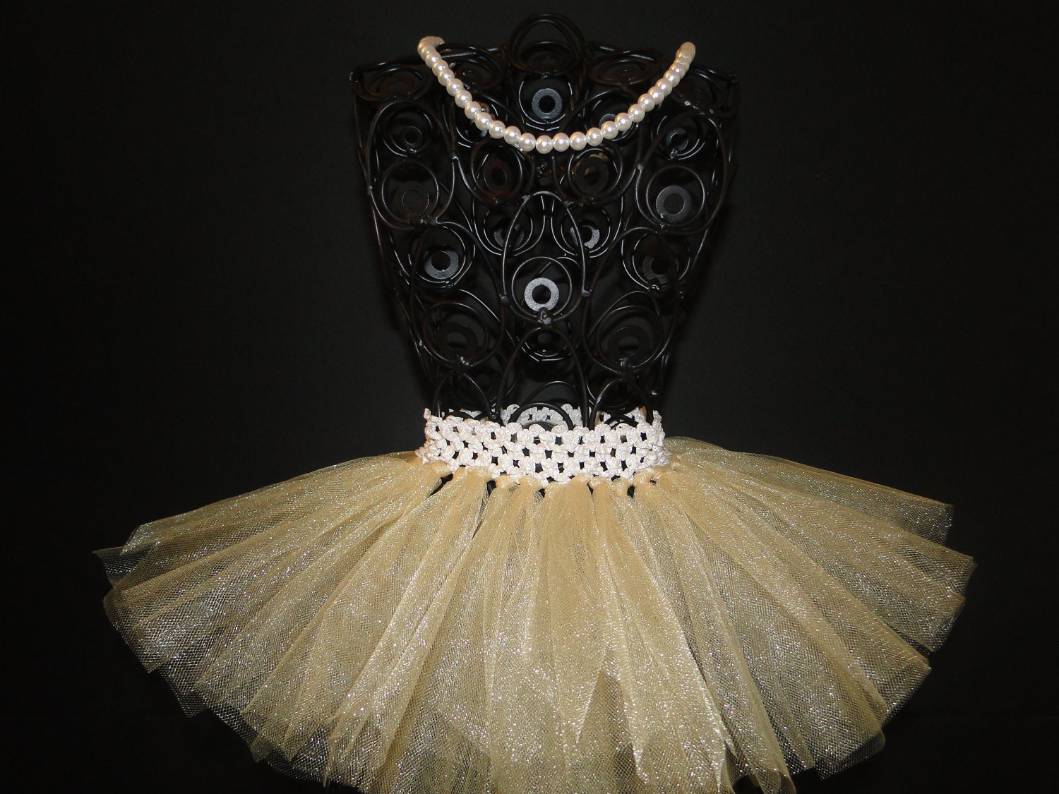 gold tutu outfit