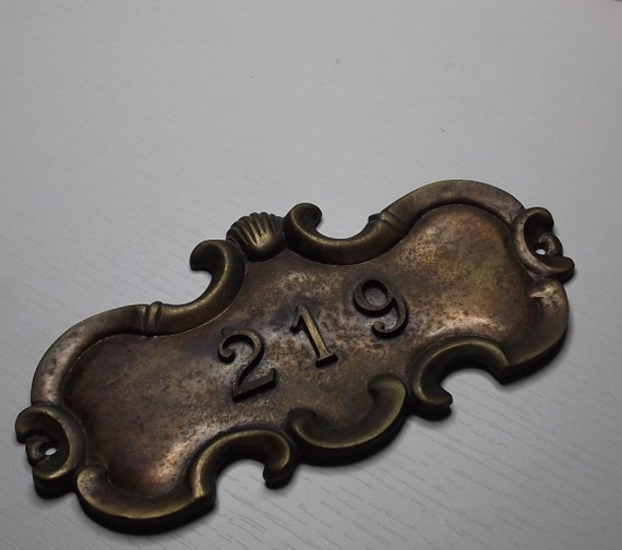 Reserved for Nicole Antique Old Vintage Hotel Room Number