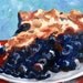 Original Blueberry Pie Oil painting