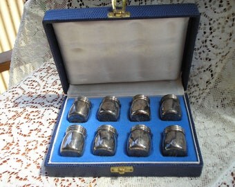 German silver salt shaker set