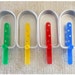 4 Popsicle molds - Ice molds, icecream - Vintage French - Rainbow