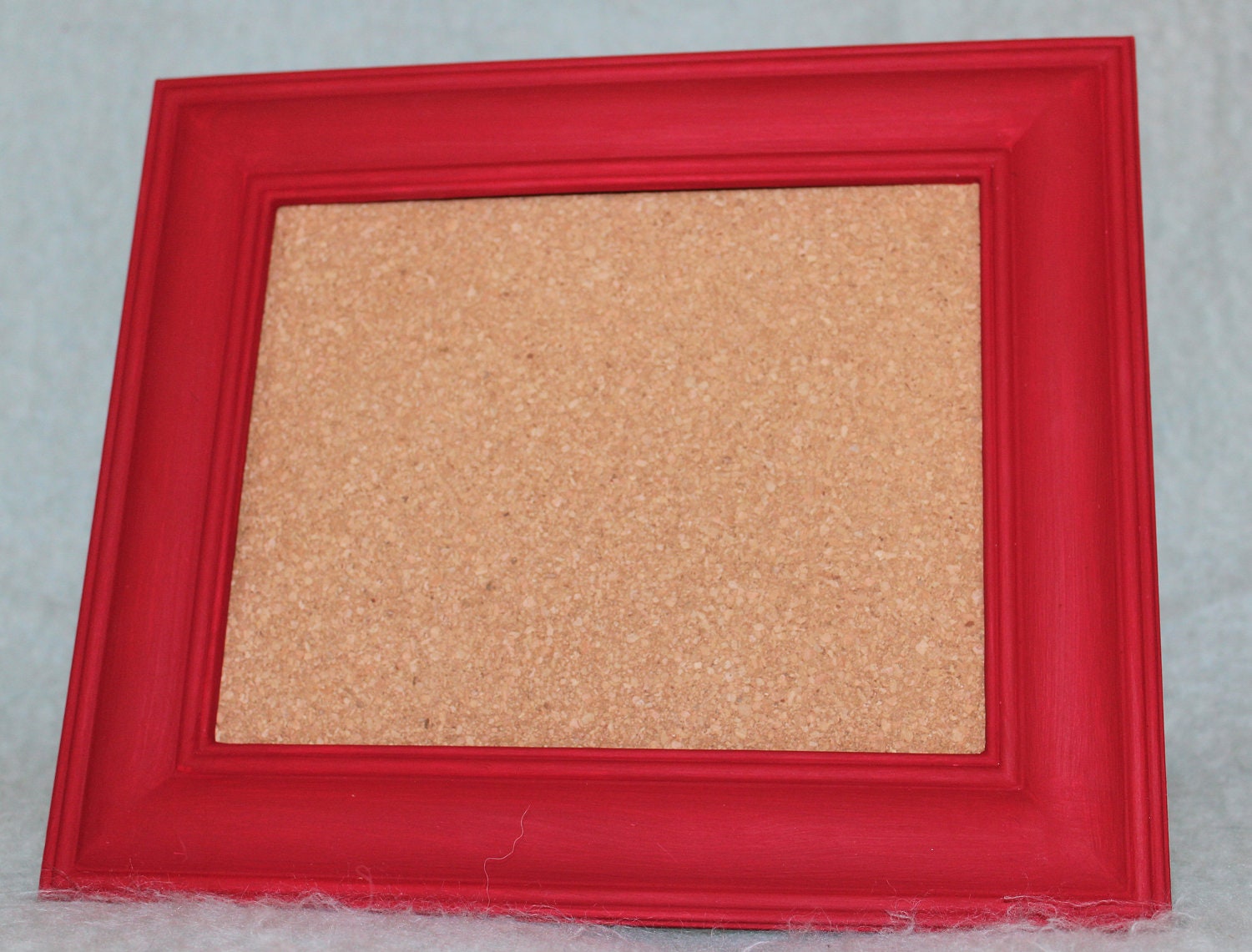 Red Cork Board Frame