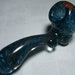 Miniature Frit SHERLOCK Pipe Clean Hand Blown Inside Out Glass Sherlok Bowl Unique
