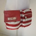 Vintage "Cheap And Chic by MOSCHINO" Rare Red & White Stripe Waist Bag