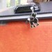 Ear Cap Lovely Black Poodle Dog - Anti-Dust Plug Ear Cap 3.5mm for iPhone iPod.