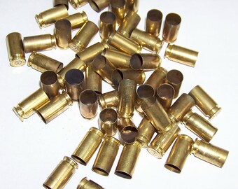 Brass .40 Caliber Bullet Shell Casings (50) pieces 40 cal.. Inert. Recycled. Bullets. Jewelry