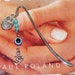 Handmade Five Elements OM Metal Bookmark - Water
