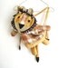 Along with my Lion friend - Children and toddler drawstring backpack - Nursery - OOAK