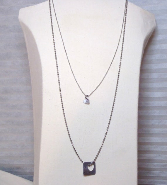 Boyfriend Girlfriend Necklace Set... Couple Necklace Set