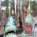 Hand Painted Beer Glasses: JAWS