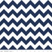 SALE 1/2 Yard Riley Blake Medium Chevron in Navy