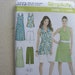 Simplicity pattern 3773 misses dresses in two lengths, tunic, capri pants or city shorts.