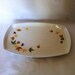 Franciscan pottery platter Indian Summer with fall leaves