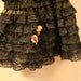 Vintage black nylon bloomers, pettipants