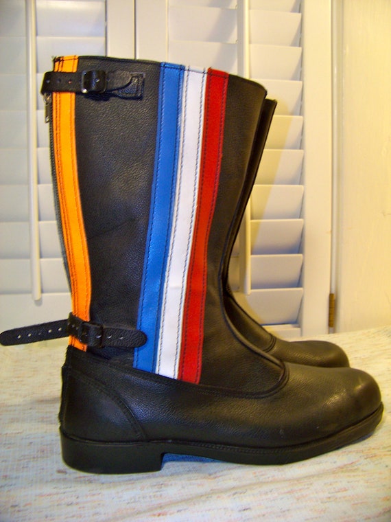 Mens 9 Boots / 80s Wolverine / Motorcycle Boots Mens / Snow