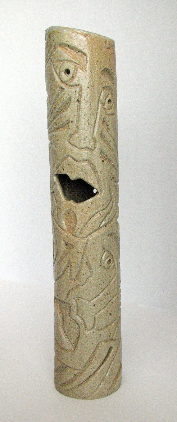 Carved Cylinder Form by CeesArt on Etsy