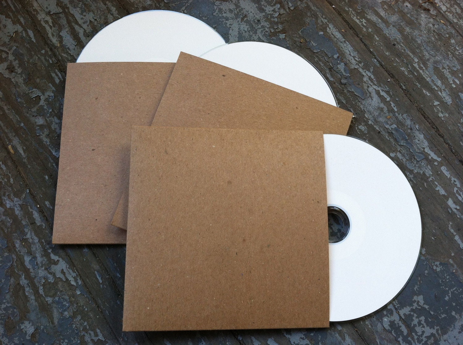 100 Blank CD Sleeves/Cases/Packaging-For