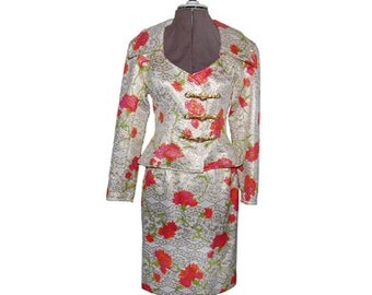 Vintage Christian LaCroix 2-Pc. Floral Formal Suit - Paris