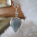 Holiday Sale - Larimar Earrings Bezeled in Sterling Silver