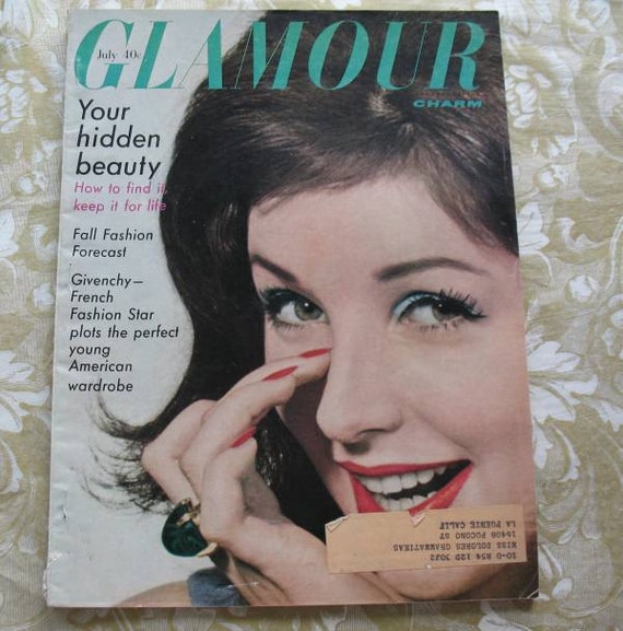 Vintage Glamour Magazine July 1960 <b>Madeleine Falk</b> - il_570xN.397263761_nhic