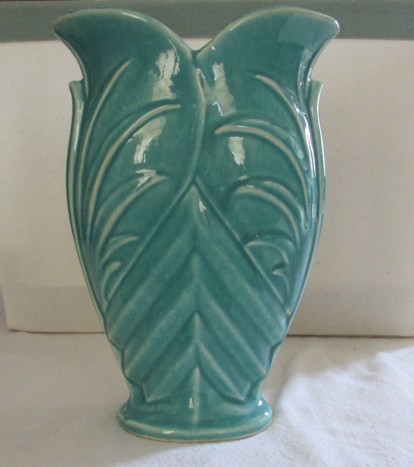 McCoy Pottery Early 1940's Green Vase