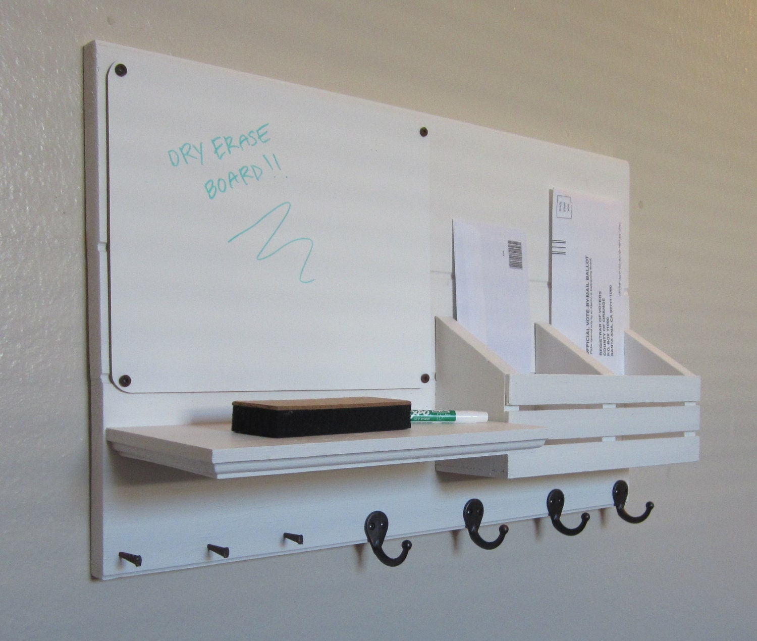 Shabby Chic Nautical Beach Cottage Entryway Dry Erase DryErase