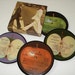The BEATLES vinyl record coaster set record album coasters