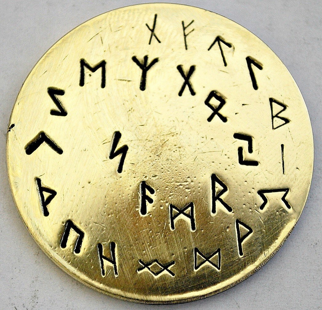 Viking Runes Metal 24 Piece Stamp Set Viking Runes Stamps