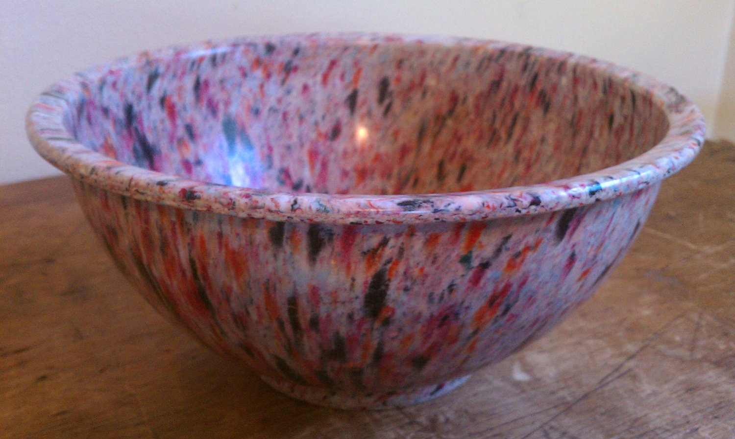 Vintage Texas Ware Melamine Confetti Mixing Bowl