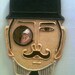 Sherlock Holmes Detective Inspector Closeau Wall Hanging With Monocle Mirror