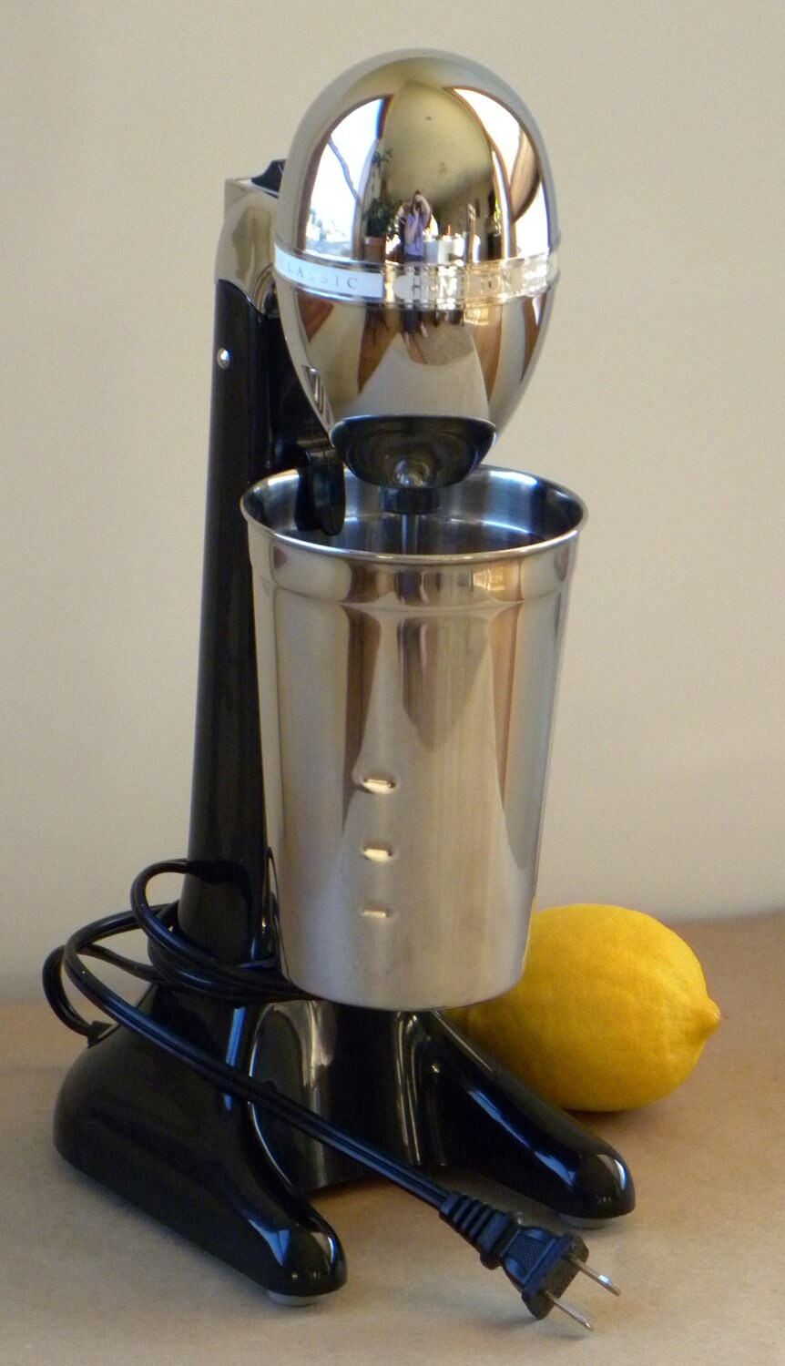 Retro Hamilton Beach Milkshake Mixer Black and Silver