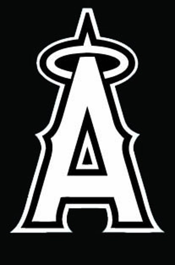 Anaheim Angels silhouette Decal vinyl Sticker by StickThemVinyl