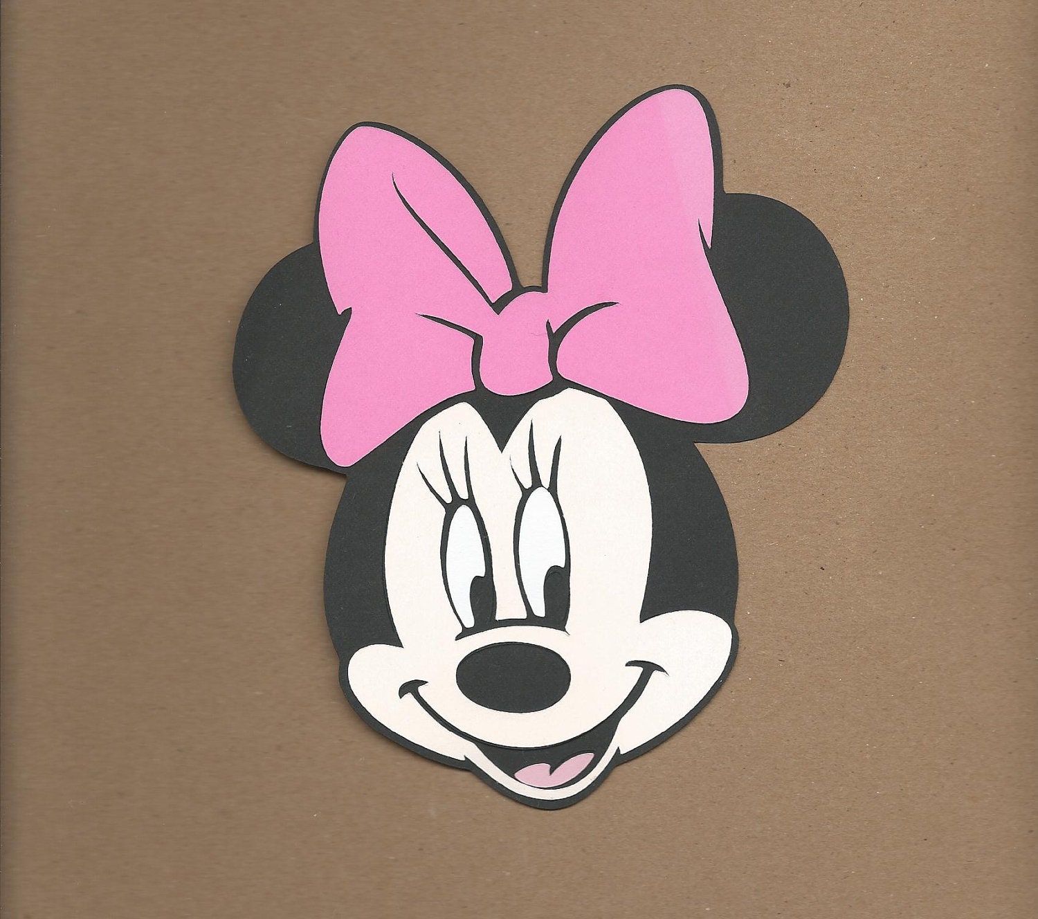 8 5 5 Inch Tall Minnie Mouse Head Cricut DIe Cuts
