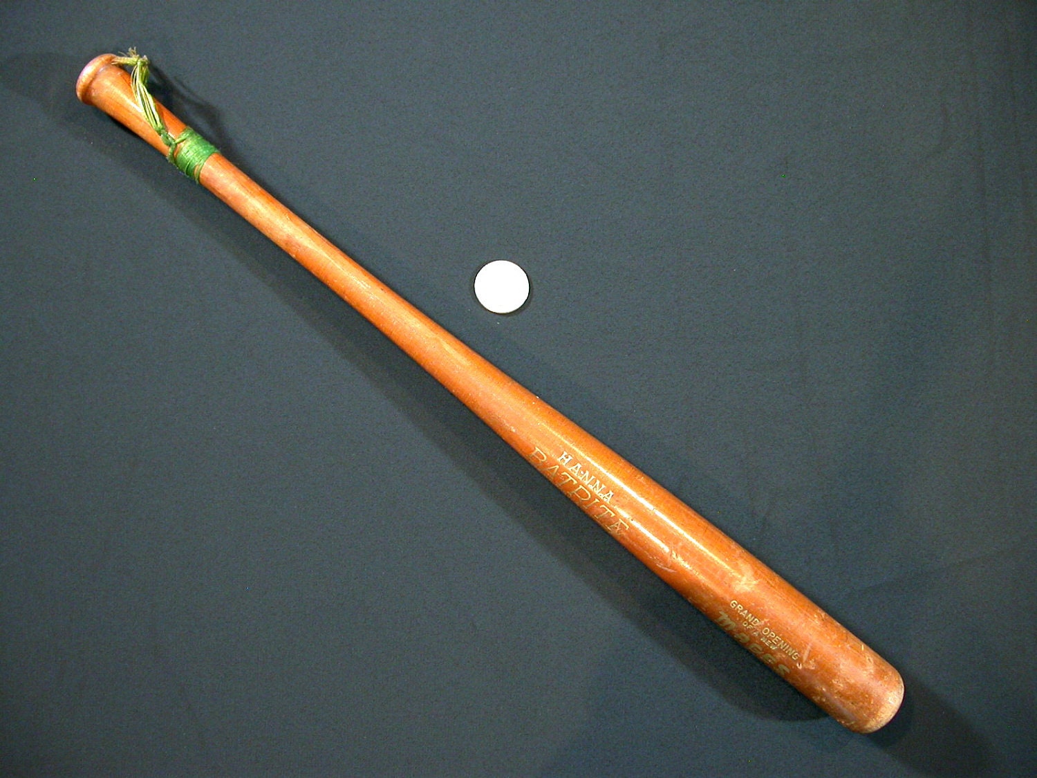 Vintage 1940s Hanna BatRite Baseball Bat Mages Sporting Goods