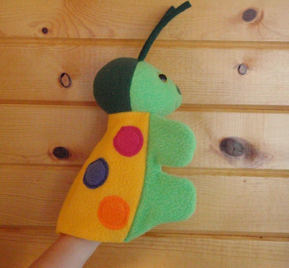 Colorful Bug Hand Puppet by PuppetParty on Etsy