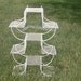 Vintage Eames Era Mid Century Modern Art Deco Pagoda Wire Metal Shelf Plant Stand WOW