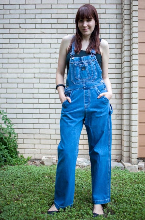 Vintag 90s Denim Blue Jean Overalls by Mossimo by OldSchoolAustin