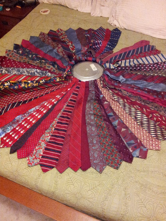 items similar to christmas holiday tree skirt of upcyled items similar to christmas holiday tree skirt of upcyled