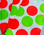 Holiday Favor Bags--25 RED Favor Bags, Green Bags, Christmas Favor Bags: DIY Christmas Party, Holiday Party, boutique/bakery bag Il_170x135
